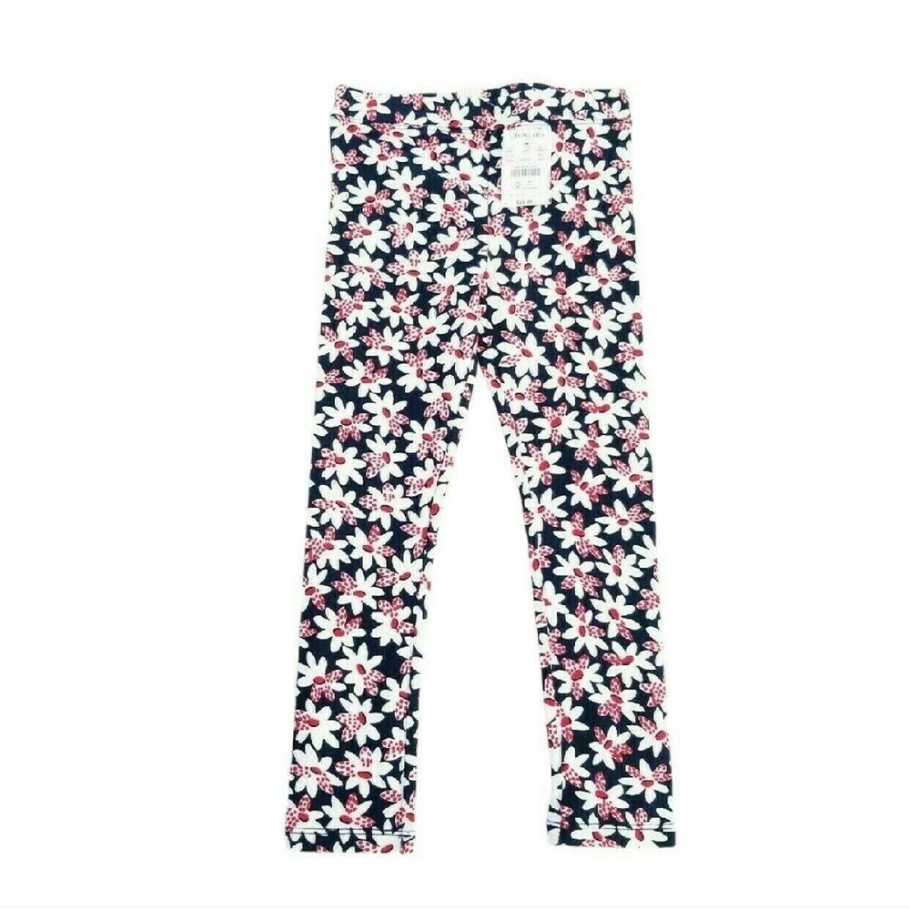 Crewcuts Leggings NWT Size 2 Girls Navy Blue Floral Daisy AO231